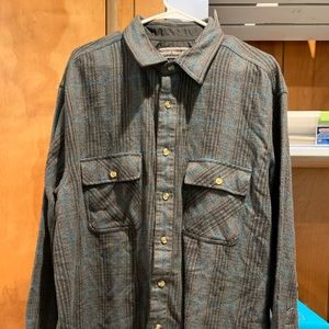 Vintage Flannel Grey Size XLT
